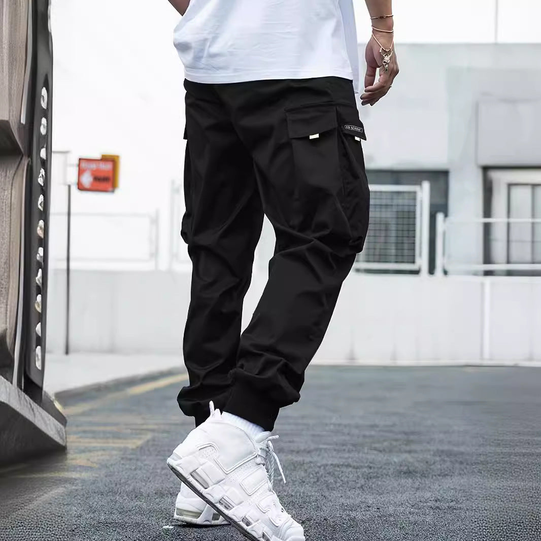 🔥 Kaolan – Pantalon Cargo Multi-Poches Homme Streetwear