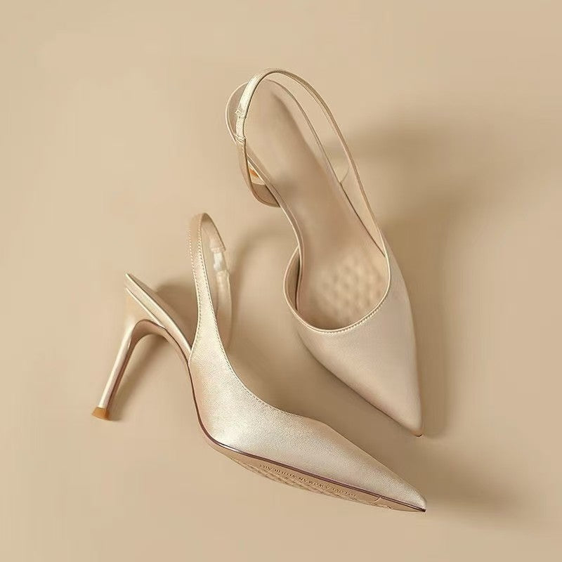 Escarpins Satin Bride Aiguille