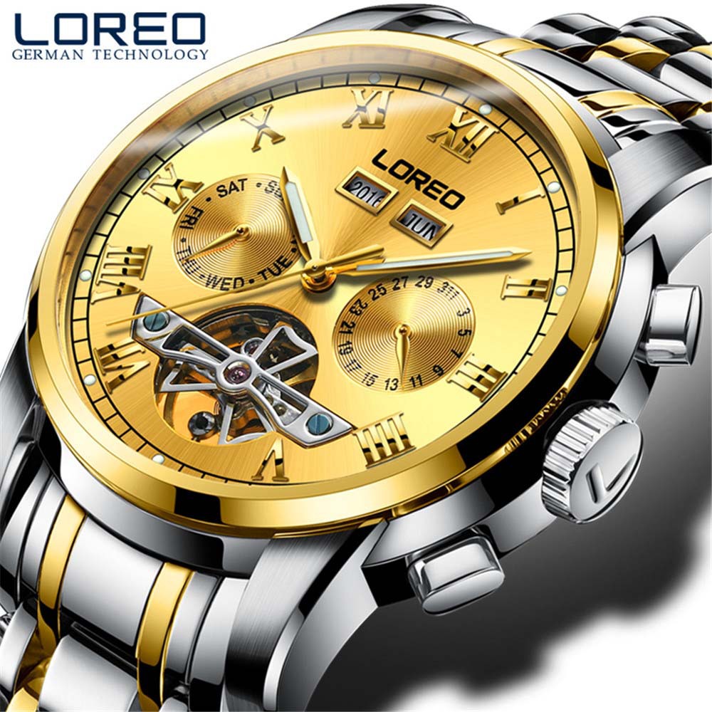 Montre LOREO Mécanique Saphir Plongée
