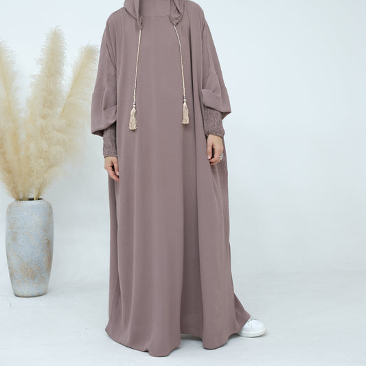🌿 TAHIRA – Robe Élégante Orientale Sans Manches