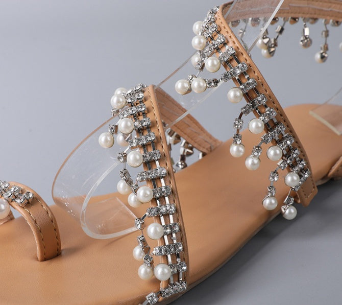 Crystal Comfy Flats