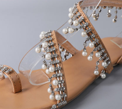 Crystal Comfy Flats