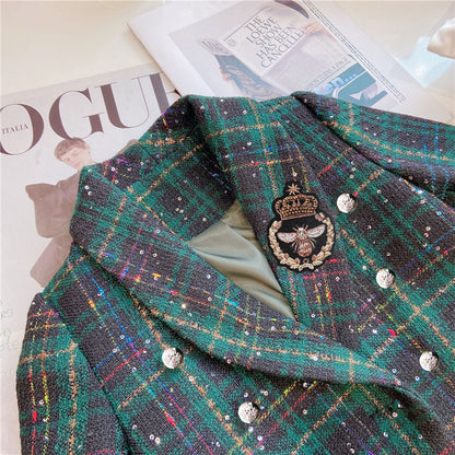 🎀 Ensemble Chic – Blazer & Short pour Fille