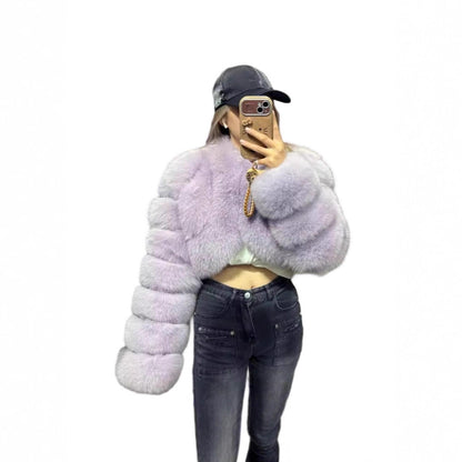 🌿 Georgia 🌿 Veste Courte Hiver Douce &amp; Stylée