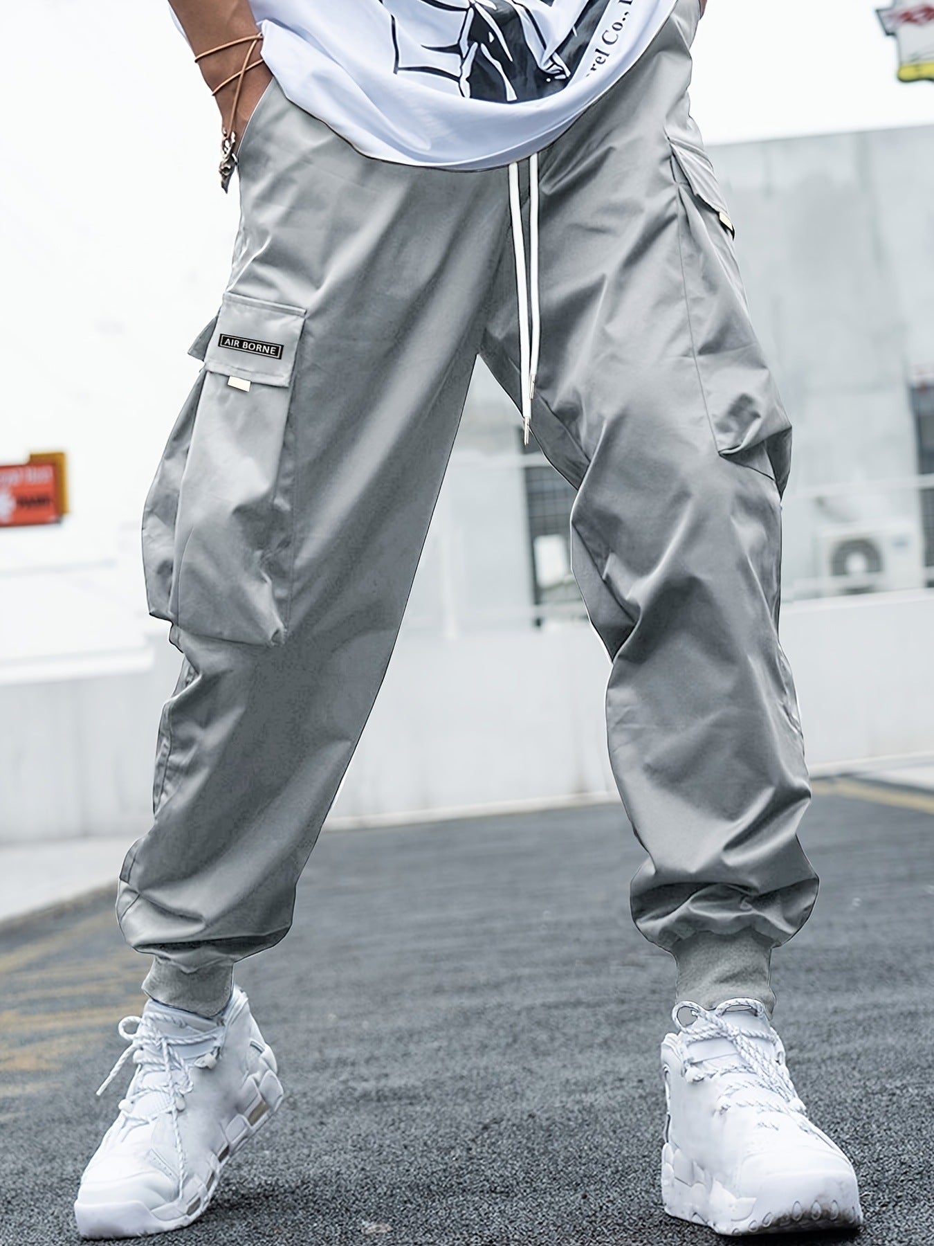 🔥 Kaolan – Pantalon Cargo Multi-Poches Homme Streetwear