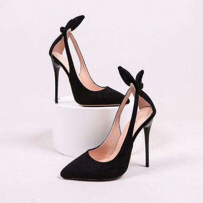 Escarpins Microfibre Talon Épais
