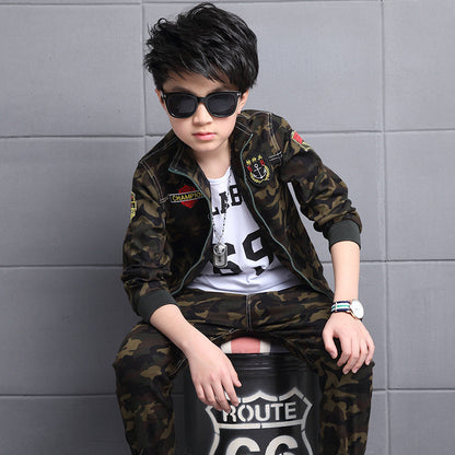 Ensemble Enfant Camouflage Militaire