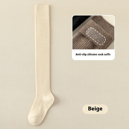 ChicWool  Chaussettes Hautes Antidérapantes en Laine