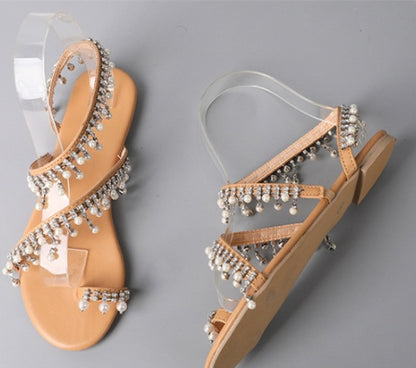 Crystal Comfy Flats
