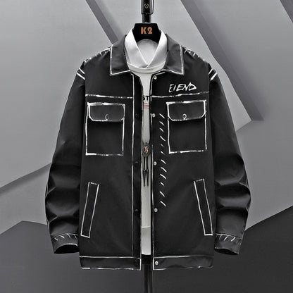 🌺 Kiyembe – Veste Courte Fleurie Homme