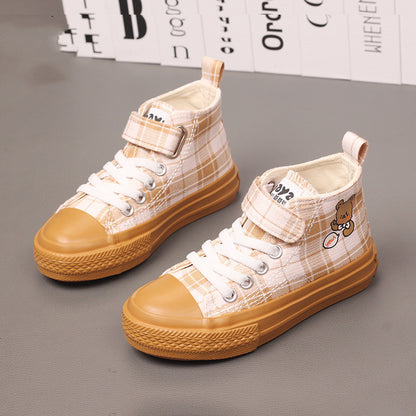 Men's Children's Canvas High-top Casual Shoes
