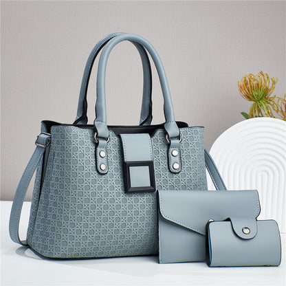 👜 NAFISSATOU – Set 3-en-1 Élégance Tressée & Polyvalente 💼✨