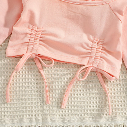 Douceur d’Automne  Look Fille Coton & Nœud Élégant