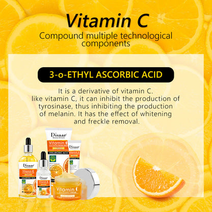 🌟 Disaar Vitamin C Skin Care Set – Hydratation, Éclat et Protection 🌟