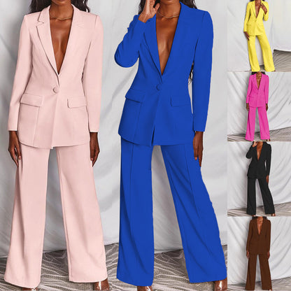 💖 Taliya – Ensemble blazer et pantalon chic pour femmes