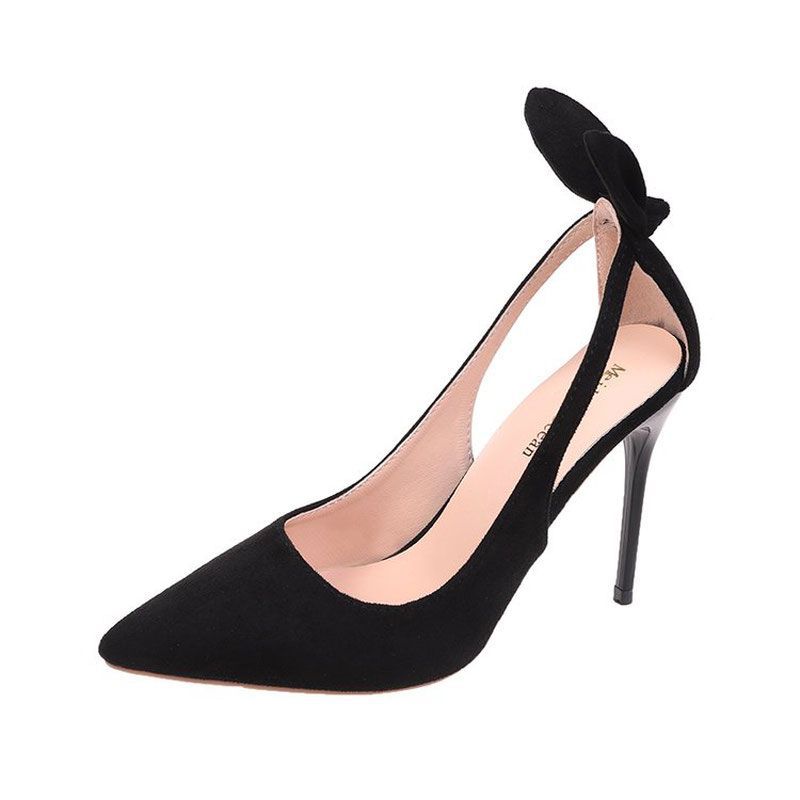 Escarpins Microfibre Talon Épais