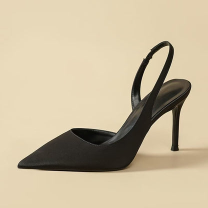 Escarpins Satin Bride Aiguille