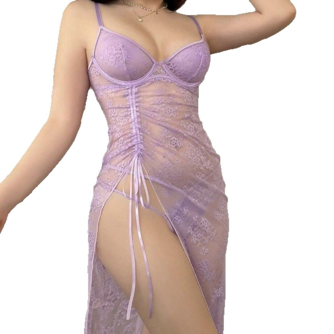 💋 Neikha Xol — Filet Brodé et Séduction Transparente