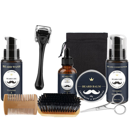 🪵 NOVTWENTY – Pogonotomy Moussa Set – Complete Beard Care Kit