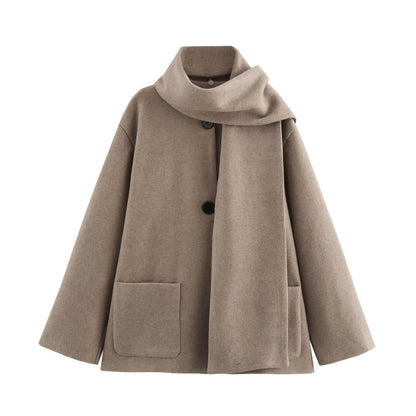 Fadila – Manteau féminin à col  🧥✨