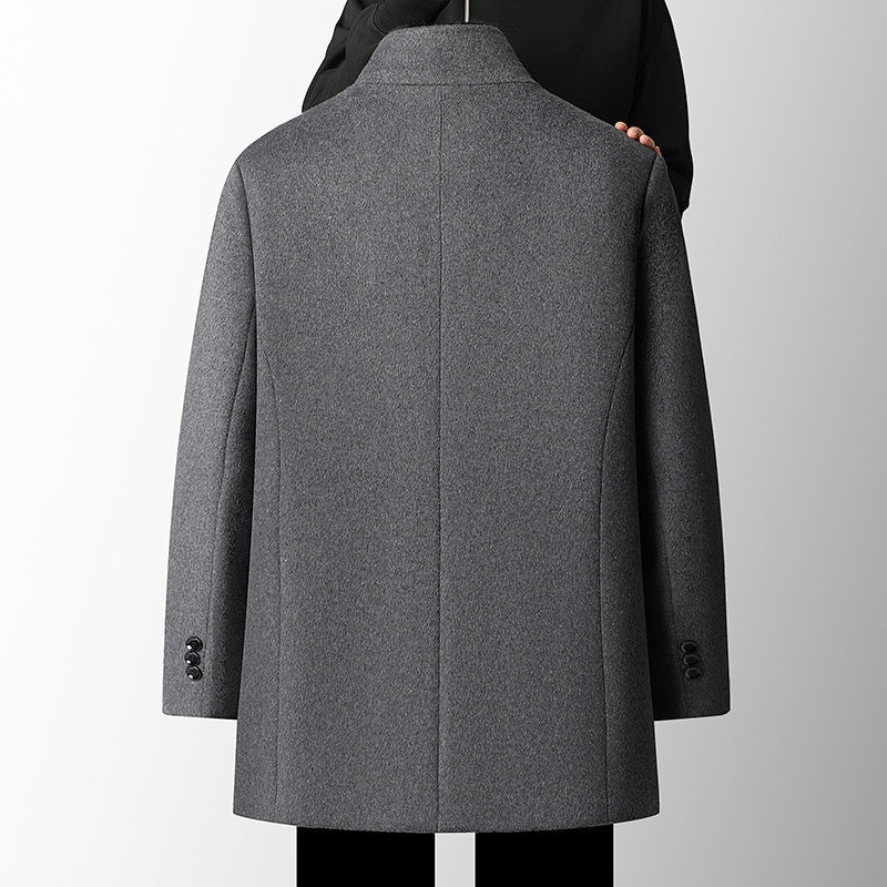 ⚫ Songo – Manteau Laine Homme à Doublure Amovible