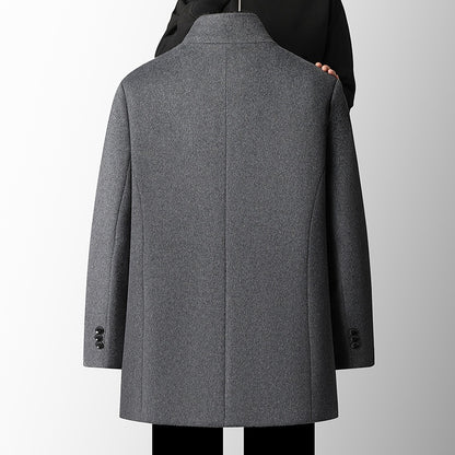 ⚫ Songo – Manteau Laine Homme à Doublure Amovible