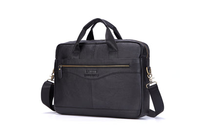 💼 MADIBA– Élégance Noire en Cuir Véritable 🖤