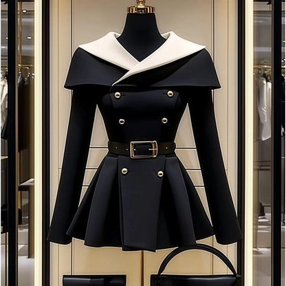 Nolika – Veste Taille Cintrée Automne Femme