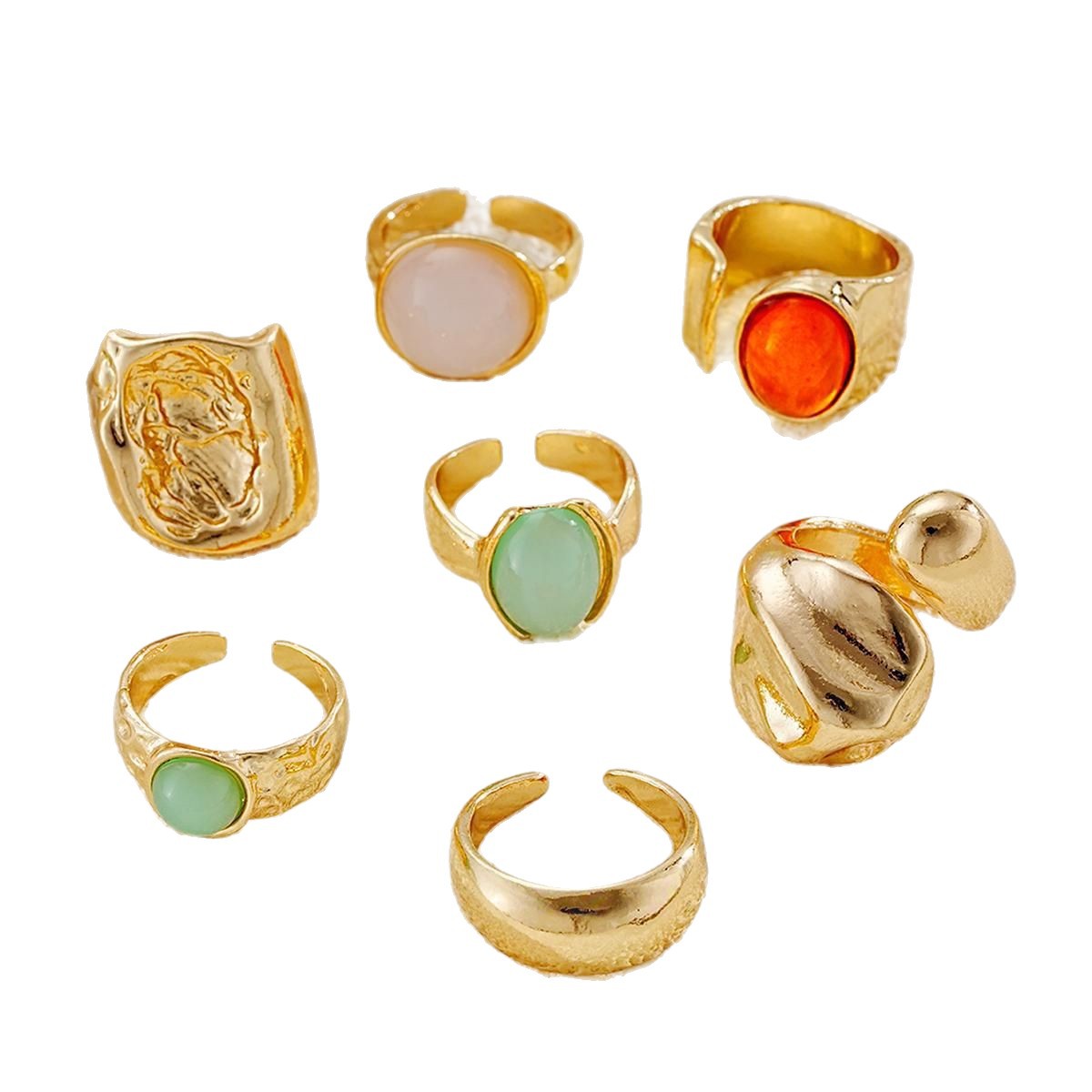 Irregular Polished Open-style Fashion Ring