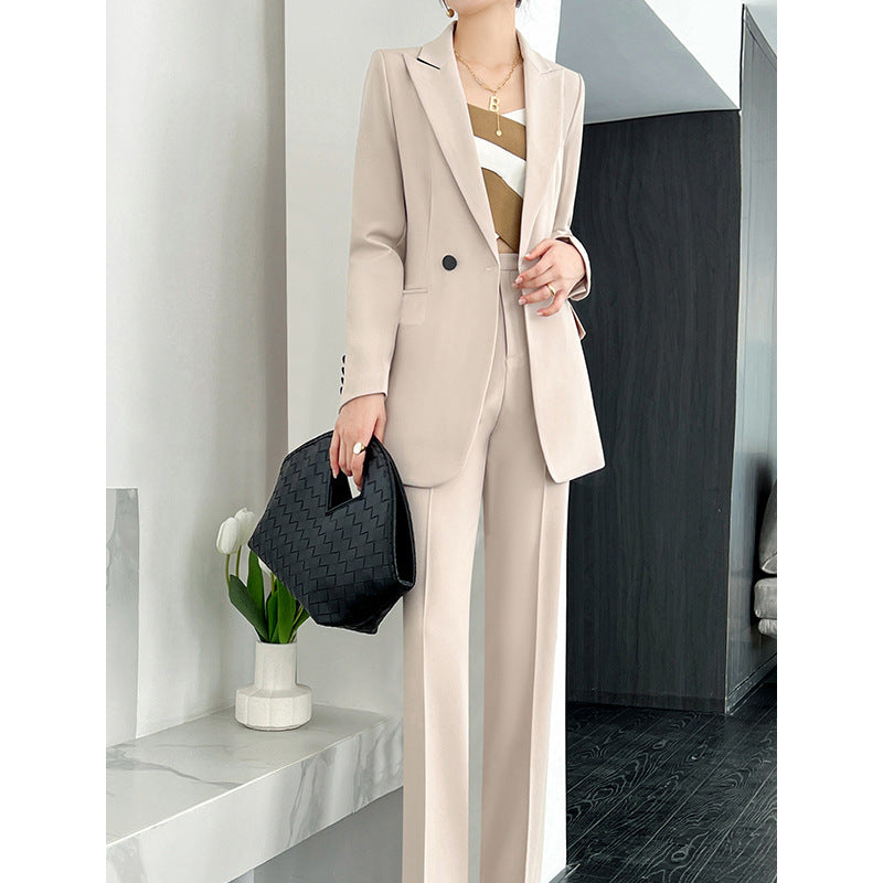 Ensemble Tailleur Pantalon Haut De Gamme Femme