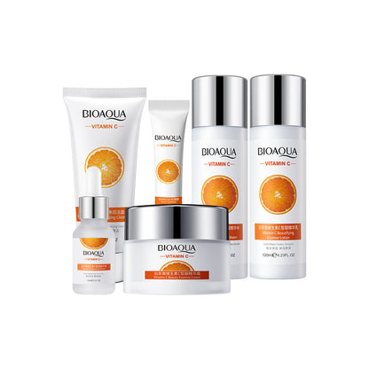 🍊 BioAqua Vitamin C Hydra Glow – Set of 6 face and eye treatments ✨
