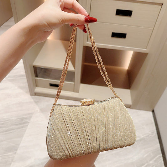 Golden Fold Clutch
