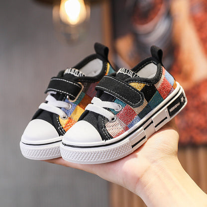 Spring And Autumn Children's Canvas Shoes Soft Bottom Non-slip