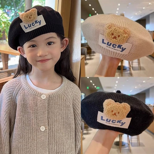 Children Beret Autumn And Winter Thermal Knitting