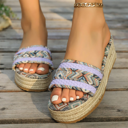 Casual Fabric Slides