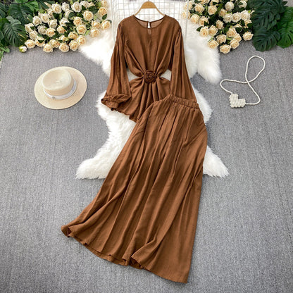 French Style Women's Temperament Twinset Design