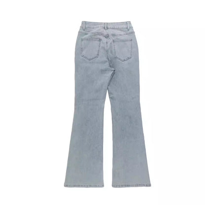 Women's High Waist Flared Fashion Stretch Jeans