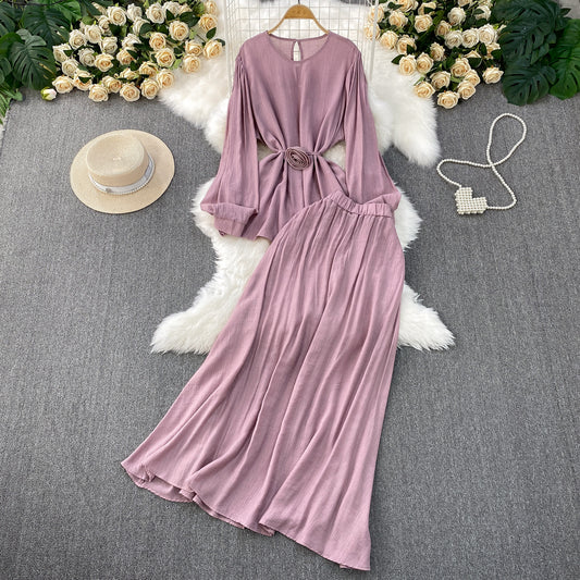French Style Women's Temperament Twinset Design