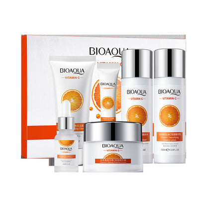 🍊 BioAqua Vitamin C Hydra Glow – Set of 6 face and eye treatments ✨