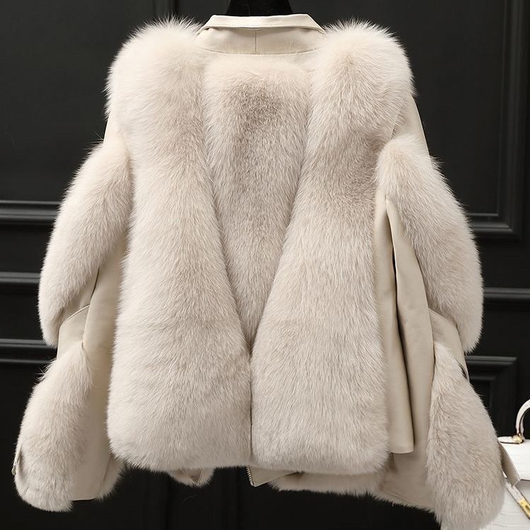 Amahle – Manteau Royal en Laine et Fourrure