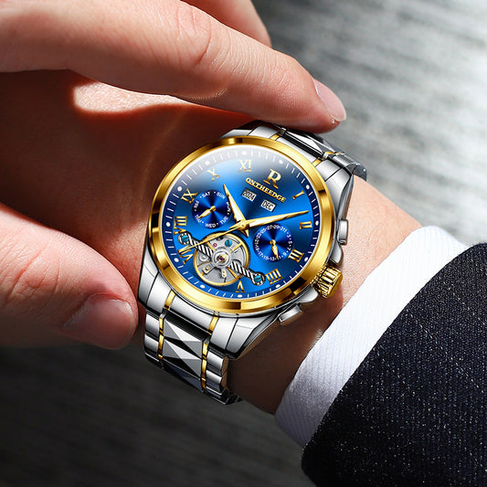 ⌚ KÉBA – Montre Automatique Prestige Homme Or & Acier 💼✨