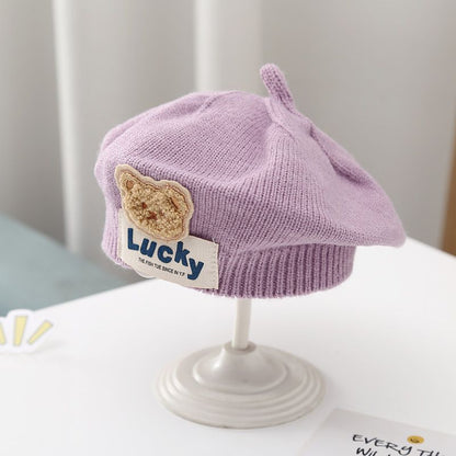 Children Beret Autumn And Winter Thermal Knitting