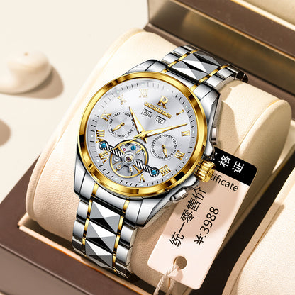 ⌚ KÉBA – Montre Automatique Prestige Homme Or & Acier 💼✨