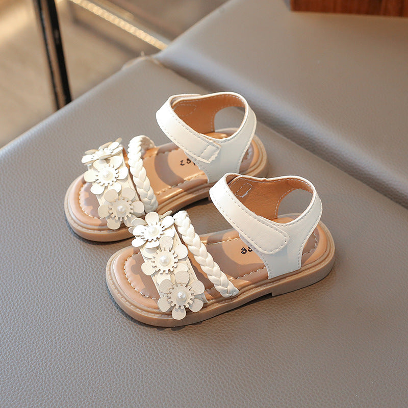 Personality Flower Soft Bottom Sandals