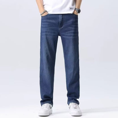 Pantalon Décontracté Homme Style Rétro Américain – Coupe Droite et Confort Moderne