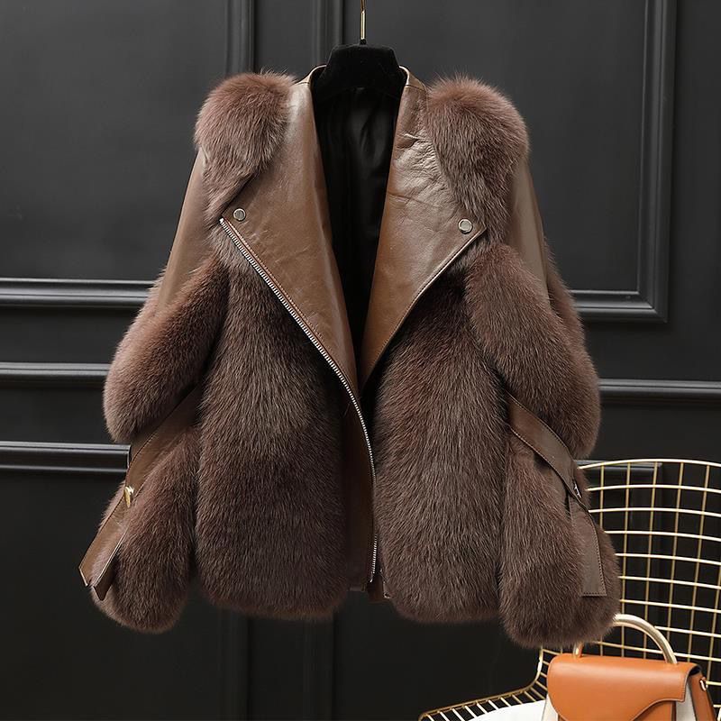 Amahle – Manteau Royal en Laine et Fourrure