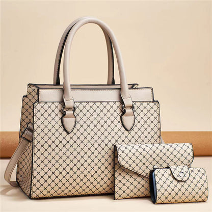 Plaid Women's Bag Suit Large Capacity Fashion