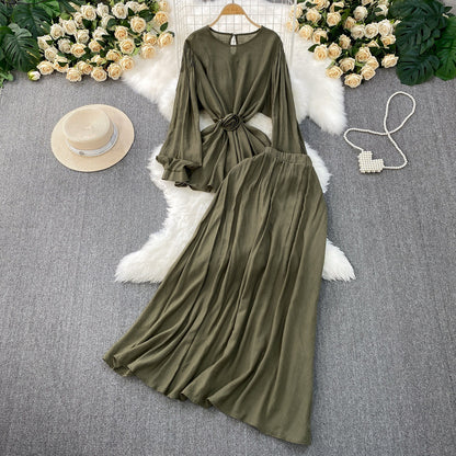 French Style Women's Temperament Twinset Design