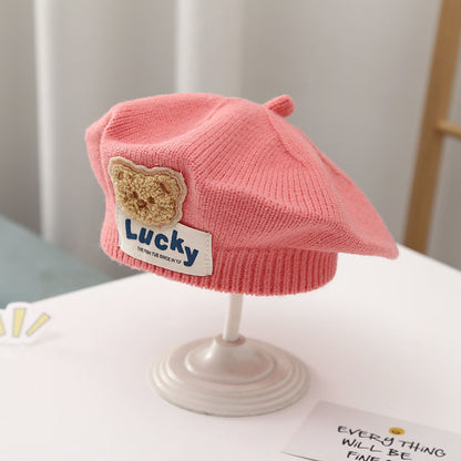 Children Beret Autumn And Winter Thermal Knitting