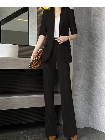 Ensemble Tailleur Pantalon Haut De Gamme Femme